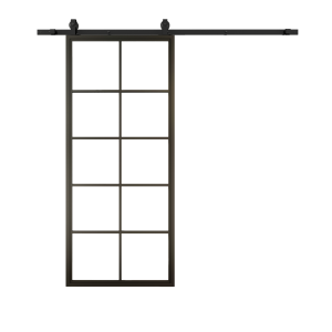 HappyHome Living Schuifdeur - Staal - 10 Vlaks - Helder Glas