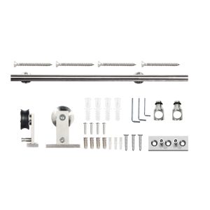 HappyHome Living Schuifdeursysteem Modern - RVS - 200cm