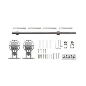 HappyHome Living Schuifdeursysteem Spaak - RVS - 200cm