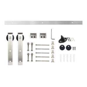 HappyHome Living Schuifdeursysteem Hugo - RVS - 200cm