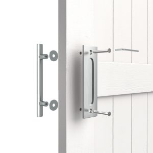 HappyHome Living Deurgreep BOLD - RVS - Met opdek Deurkom - 300x25x40mm